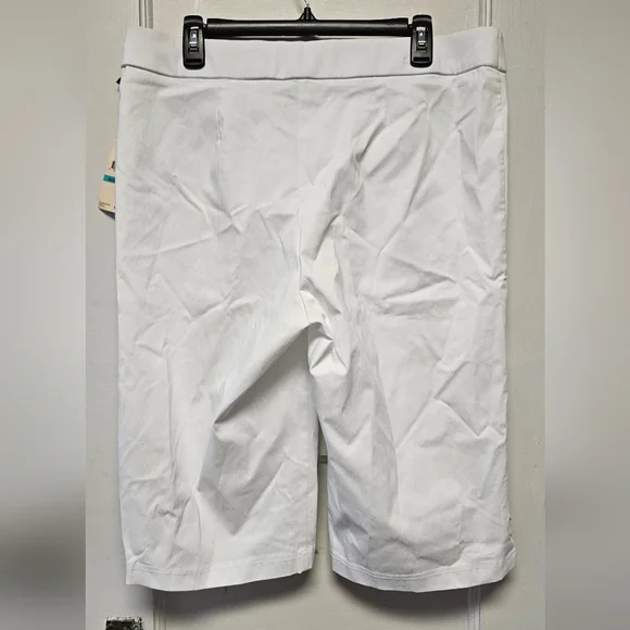 Emaline Women's Bermuda Performance Stretch Shorts Size 16 - Picture 3 of 4